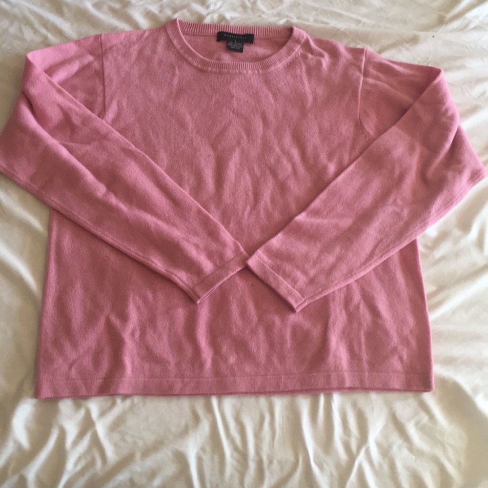 Large pink sweater